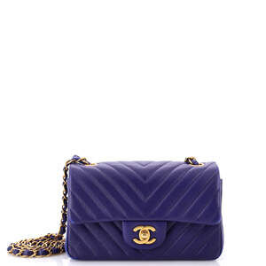 Chanel Classic Single Flap Bag Chevron #224365C43B